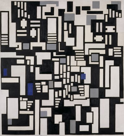 Composição IX, opus 18, 1917 de Theo van Doesburg